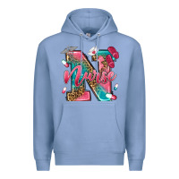 Colony Blue western nurse Premium Hoodie - texasbilliewilder