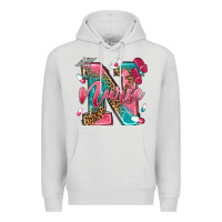Dove Grey western nurse Premium Hoodie - texasbilliewilder