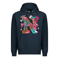 Navy western nurse Premium Hoodie - texasbilliewilder