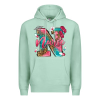 Seafoam western nurse Premium Hoodie - texasbilliewilder