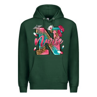 Sports Green western nurse Premium Hoodie - texasbilliewilder