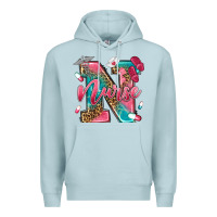 Blue Mist western nurse Premium Hoodie - texasbilliewilder