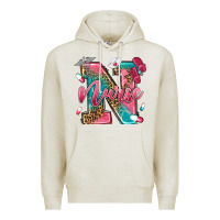Oatmeal Heather western nurse Premium Hoodie - texasbilliewilder