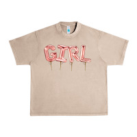 French Oak Girl balloon Urban Heavy Tee - Artiststas