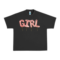 Pigment Black Girl balloon Urban Heavy Tee - Artiststas