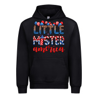 Black little mister America Urban Hoodie - Zillion Design Studio