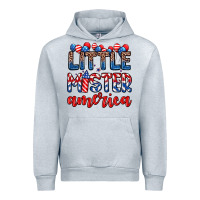 Heather Grey little mister America Urban Hoodie - Zillion Design Studio