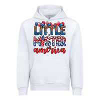 White little mister America Urban Hoodie - Zillion Design Studio