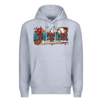 Heather Grey sister baseball Premium Hoodie - Zillion Design Studio
