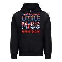 Black little miss America Urban Hoodie - Zillion Design Studio