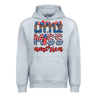 Heather Grey little miss America Urban Hoodie - Zillion Design Studio