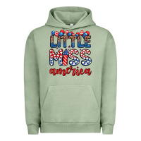Pigment Oil Green little miss America Urban Hoodie - Zillion Design Studio