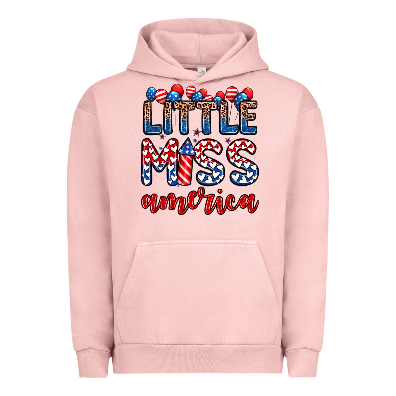 Little Miss America Urban Hoodie by Zillion Design Studio | Teevron