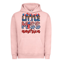 Pigment Salmon little miss America Urban Hoodie - Zillion Design Studio