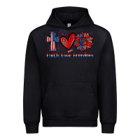 Black faith love freedom Urban Hoodie - Zillion Design Studio