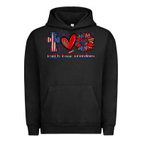 Pigment Black faith love freedom Urban Hoodie - Zillion Design Studio