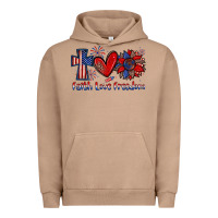 Pigment Burro faith love freedom Urban Hoodie - Zillion Design Studio
