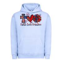 Pigment Grape Ice faith love freedom Urban Hoodie - Zillion Design Studio