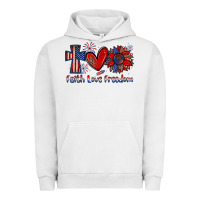 Pigment Lunar Rock faith love freedom Urban Hoodie - Zillion Design Studio