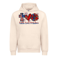 Sandshell faith love freedom Urban Hoodie - Zillion Design Studio