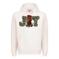 Pale Pink labrador retriever christmas joy Premium Hoodie - RanaPortraitStore