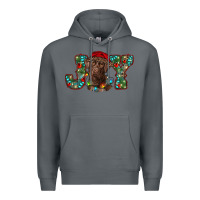 Rock labrador retriever christmas joy Premium Hoodie - RanaPortraitStore