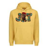 Antique Gold labrador retriever christmas joy Premium Hoodie - RanaPortraitStore