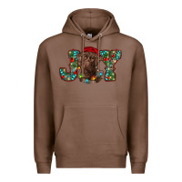 Chestnut labrador retriever christmas joy Premium Hoodie - RanaPortraitStore