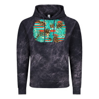 Cloud Black leopard turquoise glitter background Vintage Hoodie - AdoDesignShop