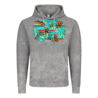 Cloud Rock leopard turquoise glitter background Vintage Hoodie - AdoDesignShop