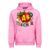 Fuchsia Pink a plus teacher Urban Hoodie - texasbilliewilder