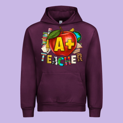 A Plus Teacher Urban Hoodie Designed By Texasbilliewilder
