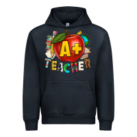 Navy a plus teacher Urban Hoodie - texasbilliewilder