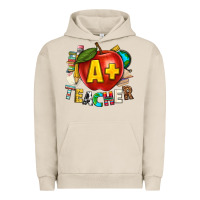 Pigment French Oak a plus teacher Urban Hoodie - texasbilliewilder