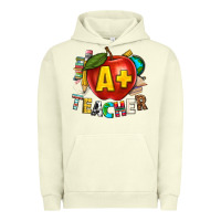 Pigment Pistachio a plus teacher Urban Hoodie - texasbilliewilder