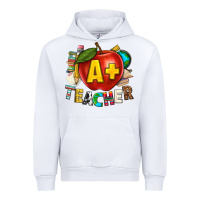 White a plus teacher Urban Hoodie - texasbilliewilder