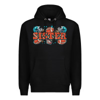 Black sister American football Premium Hoodie - Zillion Design Studio