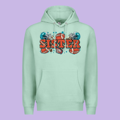 Sister American Football Premium Hoodie Designed By Zillion Design Studio