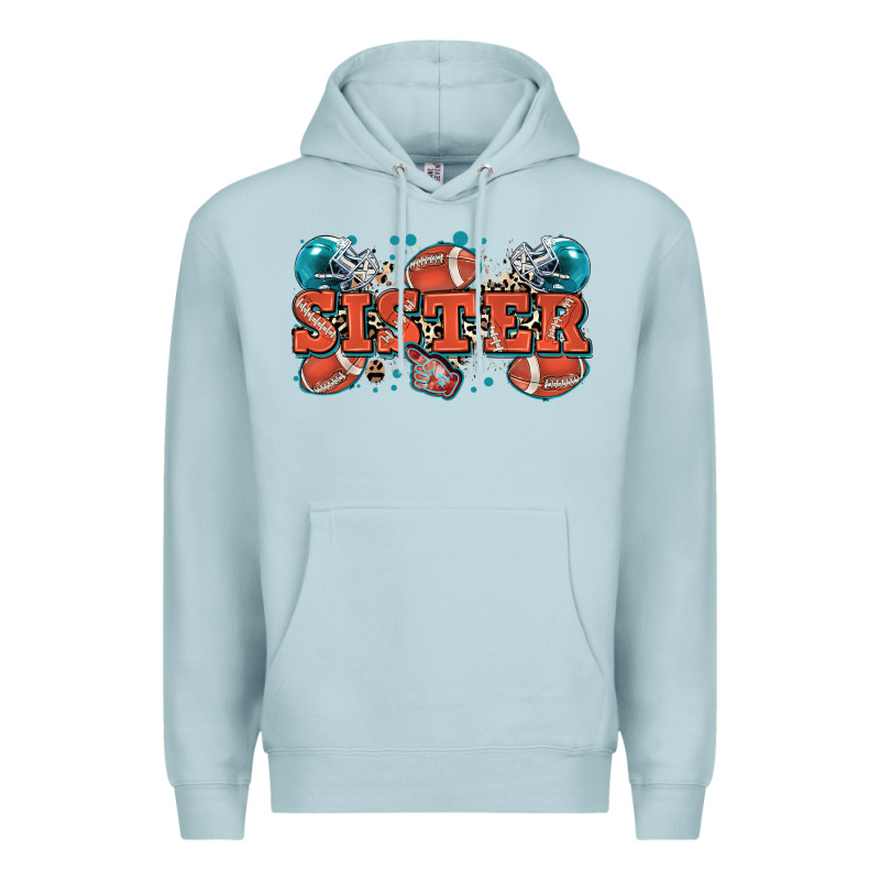 Sister American Football Premium Hoodie by Zillion Design Studio | Teevron