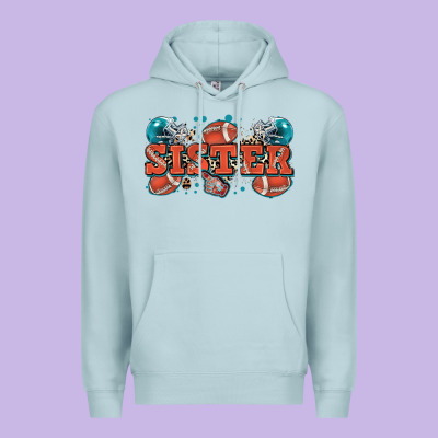 Sister American Football Premium Hoodie Designed By Zillion Design Studio