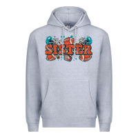 Heather Grey sister American football Premium Hoodie - Zillion Design Studio