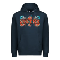Navy sister American football Premium Hoodie - Zillion Design Studio