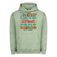 Pigment Oil Green a truly great teacher Urban Hoodie - texasbilliewilder