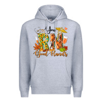 Heather Grey you rn good hands fall Premium Hoodie - texasbilliewilder