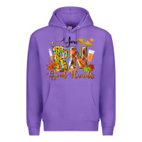 Purple you rn good hands fall Premium Hoodie - texasbilliewilder