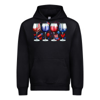 Black American wine glasses Urban Hoodie - Zillion Design Studio
