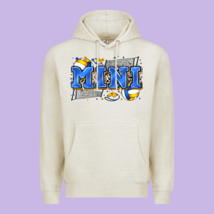 Mini Volleyball Premium Hoodie Designed By Zillion Design Studio