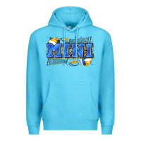 Ocean Blue mini volleyball Premium Hoodie - Zillion Design Studio