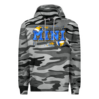 Slate Camo mini volleyball Premium Hoodie - Zillion Design Studio