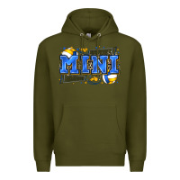 Army Green mini volleyball Premium Hoodie - Zillion Design Studio